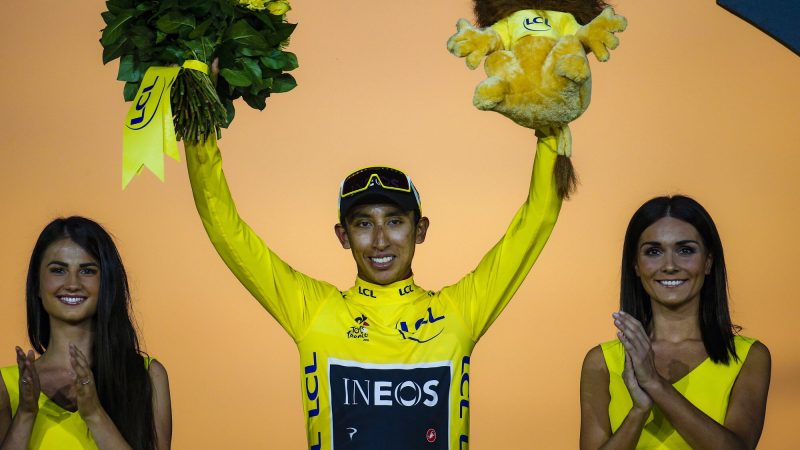 Bernal na pódiu Tour de France