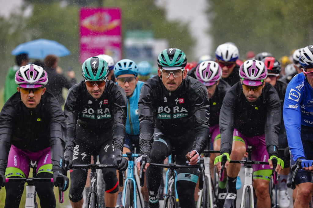 Giro d'Italia 2021 - 104th Edition - 4th stage Piacenza - Sestola 187 km - 11/05/2021 - Emanuel Buchmann (GER - Bora - Hansgrohe) - Maciej Bodnar (POL - Bora - Hansgrohe) - photo Luca Bettini/BettiniPhoto©2021
